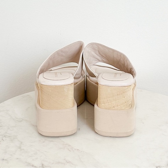 NEW PALOMA BARCELO Laxyla Platform Wedge Sandals Glacial Size 40 EU 10 US - Picture 6 of 8